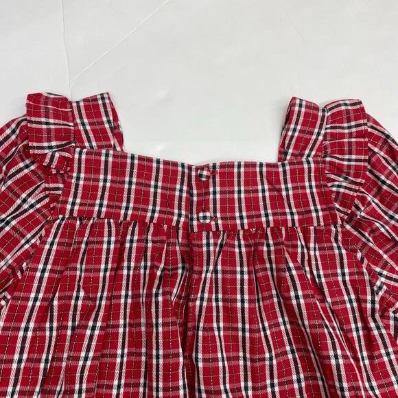 NWT Gabby Size 10 Red Plaid Dress - Picture 5 of 7